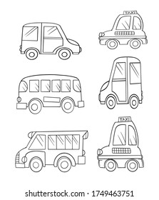 Vector Illustration Set Isolated Hand Drawn Stock Vector (Royalty Free ...