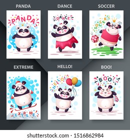 Set cartoon animals. Illustration for your idea. Vector eps 10