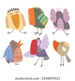 Con dibujos animados, ilustración vectorial.