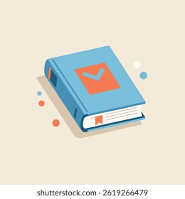 Set of Cartoon Books with Bookmarks in Various Styles and Colors

