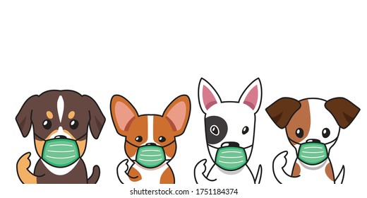 Cartoon Dog Wearing Face Mask : People are buying face masks for their