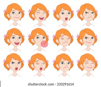 46,345 Little girl facial expressions Images, Stock Photos & Vectors ...