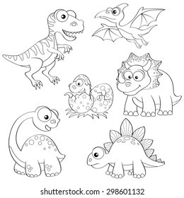 67 Collection Coloring Pages Cute Dinosaurs  HD