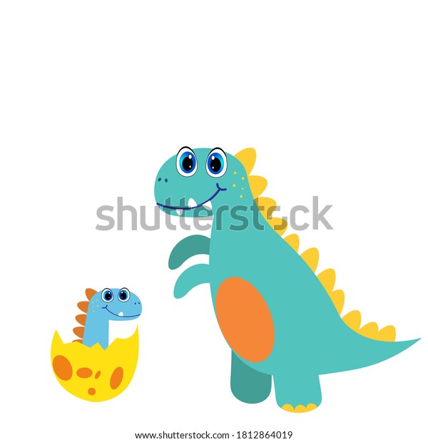 恐竜のベクターイラストのセット のベクター画像素材 ロイヤリティフリー