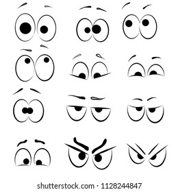 Cartoon Face Expressions Vector Art Stock Vector (Royalty Free ...