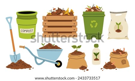 Similar – Image, Stock Photo garden tools