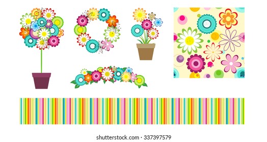 Cartoon Flowers Stock Photo And Image Collection By Tanyadzu Shutterstock