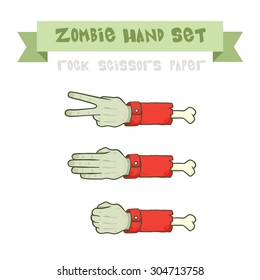 set of cartoon hands various gestures