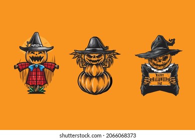 Set Of cartoon Hellowen bundle