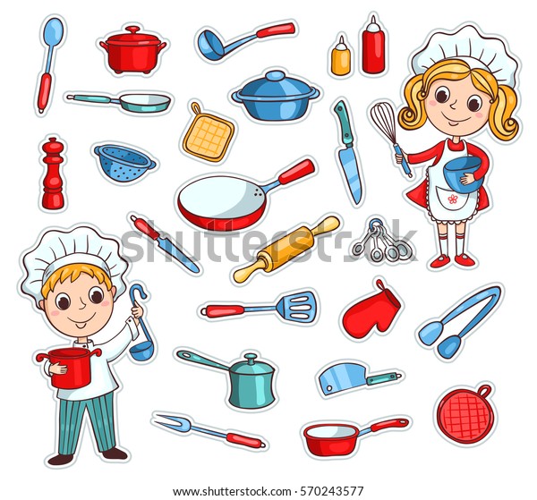 cartoon kitchen set cartoon