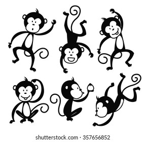 monkey cartoon drawing