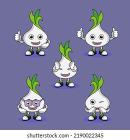 set of cartoon Onion Vectors Illustrations for Free Download
