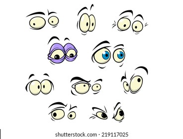 Female Cartoon Eyes Images, Stock Photos & Vectors | Shutterstock