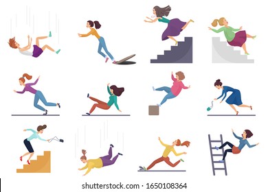 1,366 Woman tripping falling Images, Stock Photos & Vectors | Shutterstock