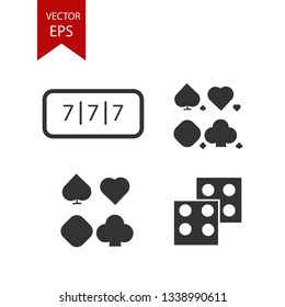 Set of Casino Icons 