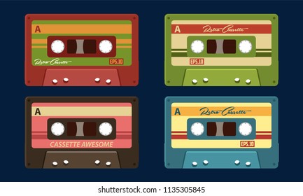 a set cassette tape 80s retro music