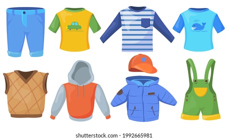 Children`s Clothing - vector clipart / vector image