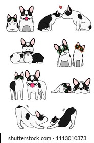 Set Of Cat And Dog Pairs