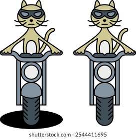 Un conjunto de iconos de gato