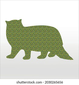 set of cat silhouette pattern, line isolated or logo isolated sign symbol vector, outline and stroke style Collection of high-quality vector illustration, 