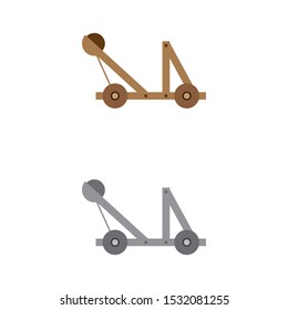 a set of catapult icons