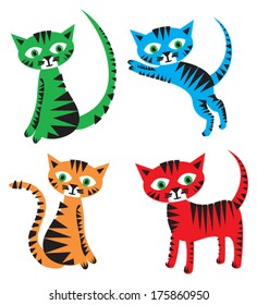 Set of cats