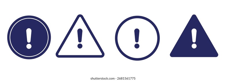 Conjunto de señales de precaución, peligro y advertencia