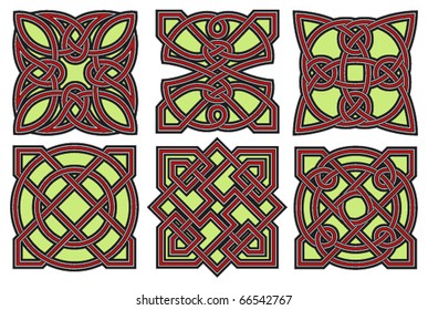 Set Celtic Design Elements Stock Vector (Royalty Free) 66542767 ...