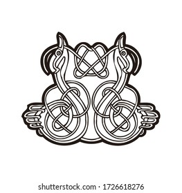 Set Celtic Symbols Dogs Design Elements Stock Vector (Royalty Free ...
