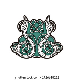 Celtic Knot Patterns Animals Set Vector Stock Vector (Royalty Free ...