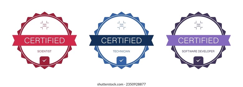A set of certificates of graduation in the profession Scientist, Technician, Software Developer.