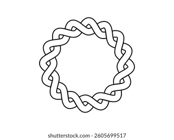 set of chain link for graphic design of logo, emblem, symbol, sign, badge, label, stamp, isolated on white background	 