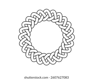 set of chain link for graphic design of logo, emblem, symbol, sign, badge, label, stamp, isolated on white background	