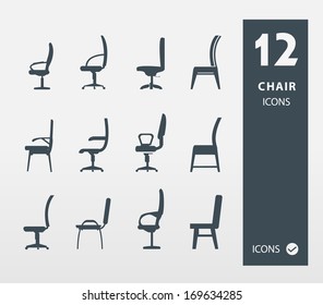 Set of chair Office & Home  ( set of 16 Quality icon )