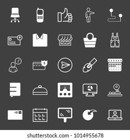 set of chair, phone, like, direction, route, upload, t shirt, fireplace, bag, uniform, deadline, chatting, shovel, calendar, bookmark, joystick, banner, video call vector icon