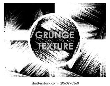 set of chalk scratch paint grunge textures with different number of spots on transparent background. Texture of old poster background. Vector