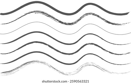 Set of chalk underline lines and texture emphasis. Line brush marker, pen, pencil stroke vector. Blue line brush marker scribble sketch underline. Hand drawn doodle pencil scratch mark. eps10