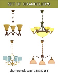 set of chandeliers

