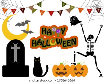 A set of character icons to enjoy on Halloween.