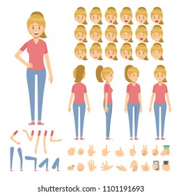 Set character people vector illustration
