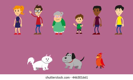 Set of characters