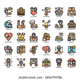 Juego de iconos de línea delgada y píxeles perfectos para cualquier proyecto web y de aplicación. 