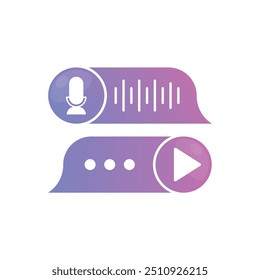 Chat-Podcast-Vektordesign.