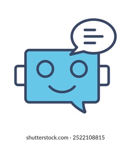 Set of chatbot icon Collection. Chatbot ai with a robot symbol. Vector Illustration.