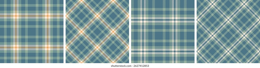 Definir design de cheque sem emenda padrão tartan xadrez para gingham vestido, saia de flanela, toalha de mesa outra impressão moderna e de moda.