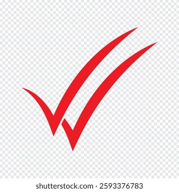 Set of check mark icon. Red tick mark icon vector set. checkbox symbol. check box icon with correct, accept checkmark icons green tick box, check list icon. 