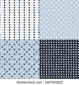 Set. Check. Vector illustration of seamless pattern.