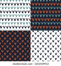 Set. Check. Vector illustration of seamless pattern.