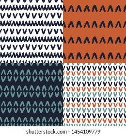 Set. Check. Vector illustration of seamless pattern.