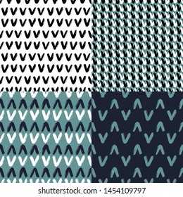 Set. Check. Vector illustration of seamless pattern.